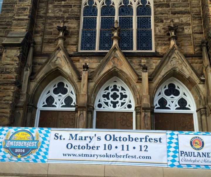 Alton, Illinois Oktoberfest at St. Mary's Catholic Church.