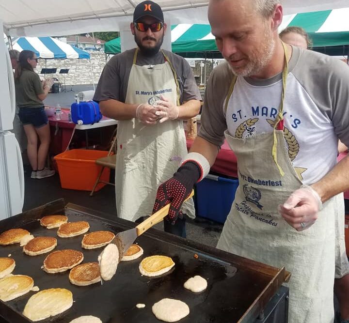 Alton, Illinois Oktoberfest at St. Mary's Catholic Church.