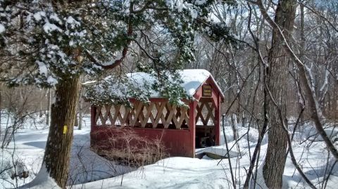 The Rhode Island State Park Where You Can Hike Across A Covered Bridge And Footbridge Is A Grand Adventure