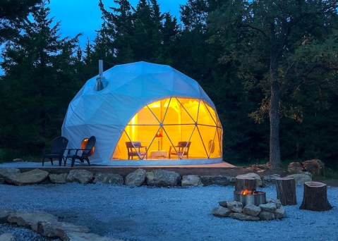 There Are Glamping Domes In Nebraska Where You Can Truly Sleep Beneath The Stars