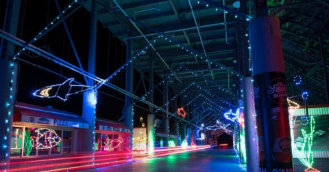 View Over 2,000,000 Christmas Lights At The Pinnacle Speedway In Lights At Bristol Speedway In Tennessee