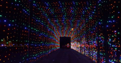 Take A Dreamy Ride Through The Largest Drive-Thru Light Show In New Jersey, The Skylands Stadium Christmas Light Show