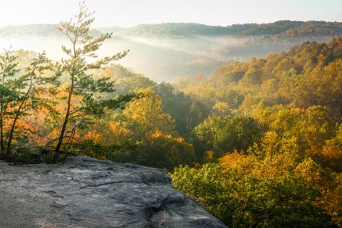 The Fall Foliage Along This Ohio Trail Is Nothing Short Of Spectacular, Especially At The Scenic Overlook