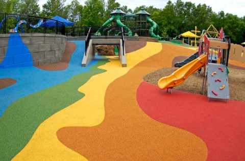 The unique Minnesota playground at Elm Creek Park Reserve