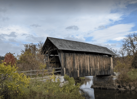 The Vermont Park Where You Can Walk Over A Covered Bridge Is A Grand Adventure 