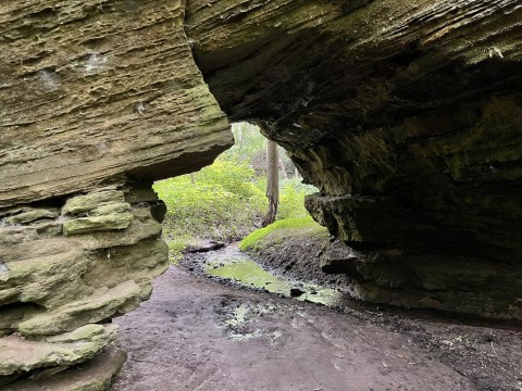 Few People Know This Beautiful Natural Arch In Indiana Even Exists