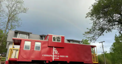 The Rooms At This Railroad-Themed Getaway In West Virginia Are Actual Box Cars