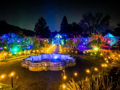 Walk Through A Winter Wonderland Of Lights This Holiday Season At Shimmering Solstice At Old Westbury Gardens In New York