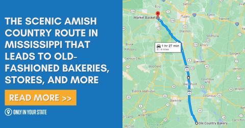 The Scenic Amish Country Route That Leads To 4 Old-Fashioned Bakeries, Furniture Stores, And More