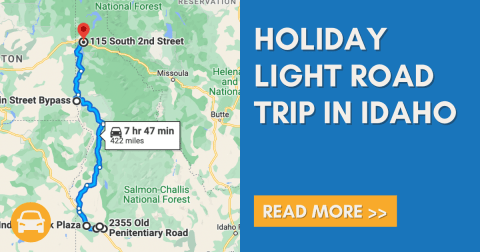 Everyone Should Take This Spectacular Holiday Trail Of Lights In Idaho This Season