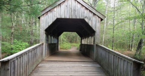 The Connecticut State Park Where You Can Hike Across Several Historic Bridges Is A Grand Adventure