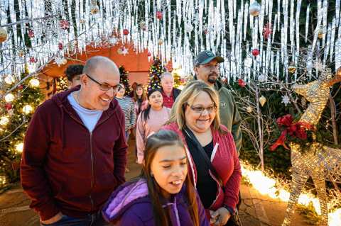 Walk Through A Winter Wonderland Village This Holiday Season In Oklahoma