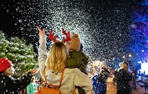 Not Everyone Knows This Haunted Attraction In Maryland Is Putting On A Dazzling Holiday Light Display