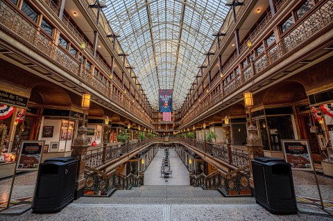 Opened in 1890 For $875,000, The Arcade Cleveland Was The First Indoor Shopping Center In The U.S.