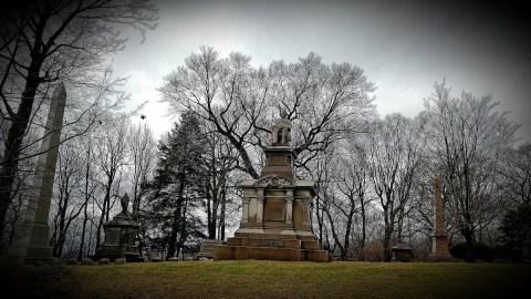 Here's The Story Behind This 180-Foot-Tall James A. Garfield Memorial In Ohio