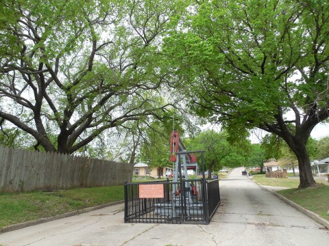 We Bet You Didn't Know This Small Town In Oklahoma is Home To The World's Only Main Street Oil Well