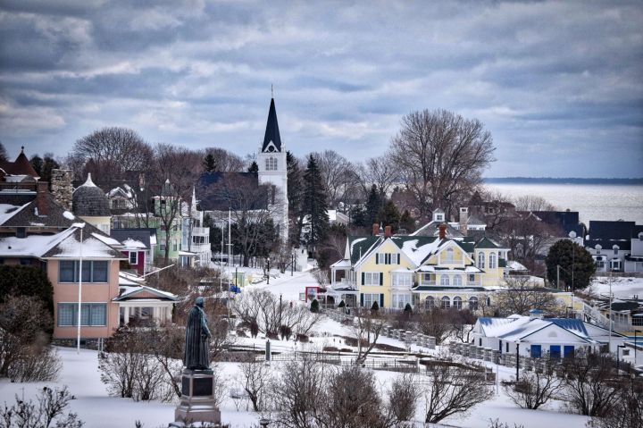 Winter Mackinac Island Michigan