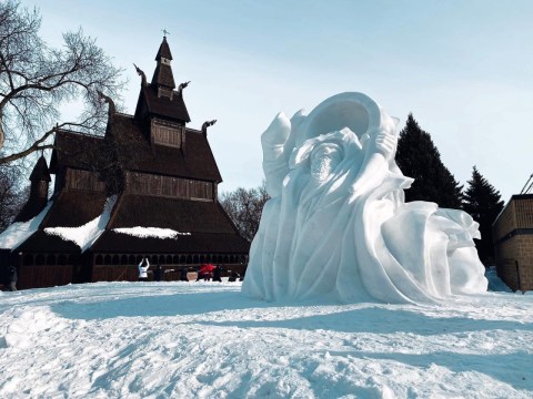 Walk Through A Winter Wonderland Of Ice This Holiday Season At The Annual Frostival In North Dakota