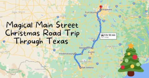 Take A Road Trip To The Texas Christmas Towns With The Most Magical Main Streets