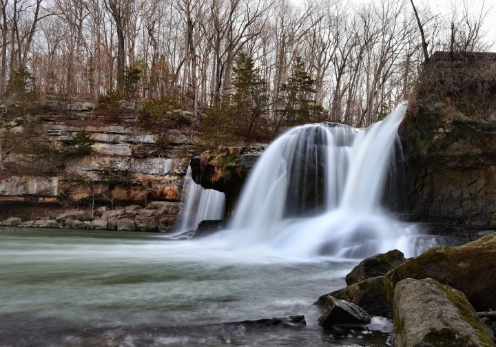 g frozen waterfall