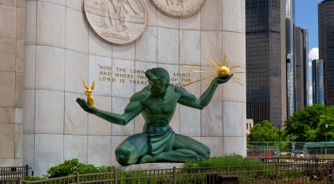 Few People Know This Iconic Statue In Michigan Was Actually Imported From Norway