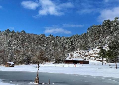 The Small Town In Oklahoma That Comes Alive During The Winter Season