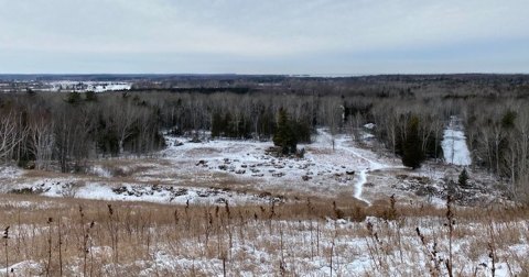 The Tower Trail In Wisconsin That Leads You Straight To An Abandoned 1940s Ski Hill