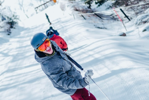 Race Down More Than 1,500 Feet Of Snow Tubing Lanes At Nordic Mountain In Wisconsin