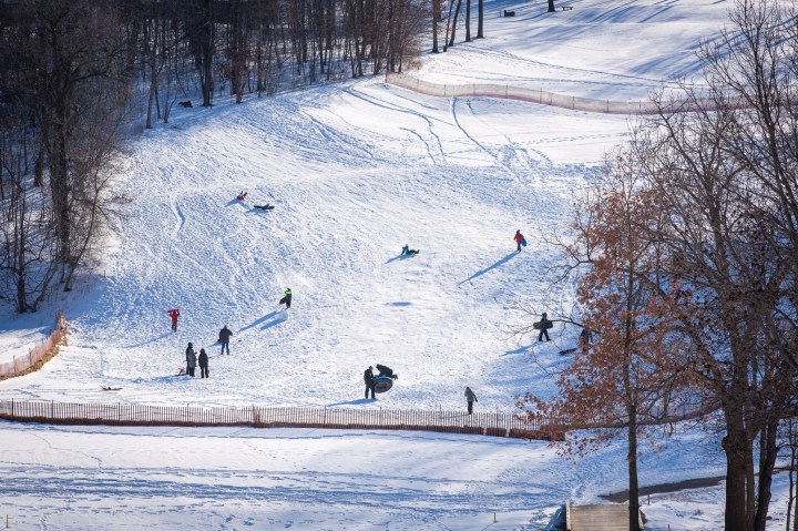 winter getaway in Illinois