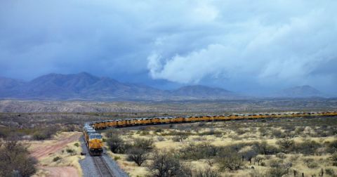 This Eerie And Fantastic Footage Takes You Inside Arizona's Abandoned Train Graveyard