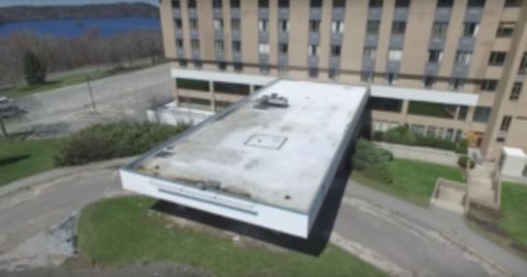 Drone Footage Captured At This Abandoned Massachusetts Hospital Is Truly Grim