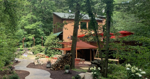 A Treehouse Restaurant In Pennsylvania, Tree Tops Is Full Of Whimsical Beauty