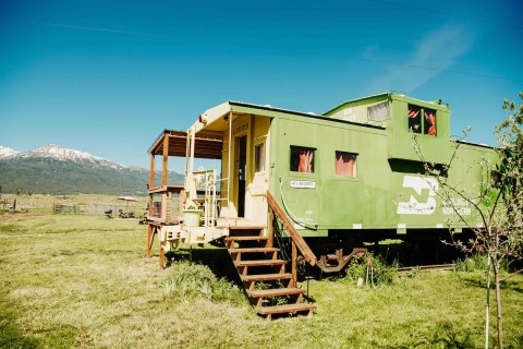 Enjoy A Scenic Train Ride And Spend The Night In A Caboose In Oregon