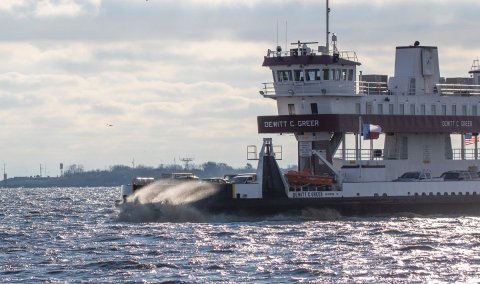 You Can Spot Dolphins For Free On The Ferry Ride To Galveston Island In Texas