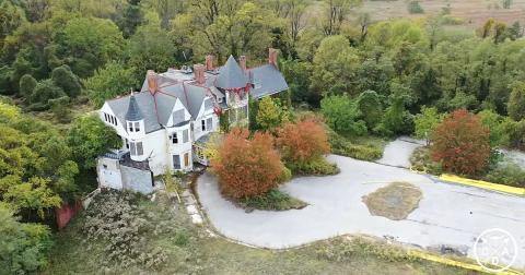 This Eerie And Fantastic Footage Takes You Inside Maryland's Abandoned Uplands Mansion