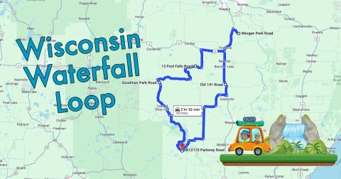 This Scenic Wisconsin Waterfall Loop Will Take You To 7 Different Waterfalls