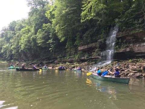 Paddling Through In Rock Island State Park Is A Magical Tennessee Adventure That Will Light Up Your Soul