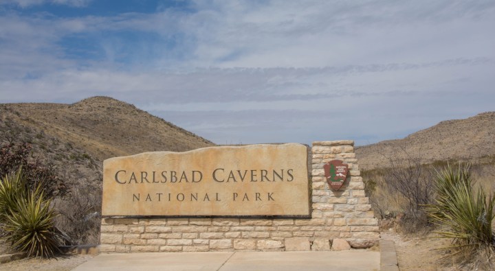 Carlsbad Caverns National Park Sign