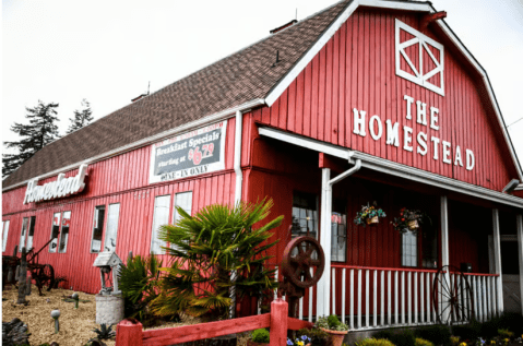 This Rustic Barn Restaurant In Washington Serves Up Heaping Helpings Of Country Cooking