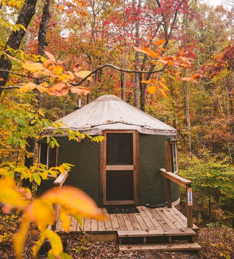 Go Glamping At These 6 Campgrounds In North Carolina With Yurts For An Unforgettable Adventure