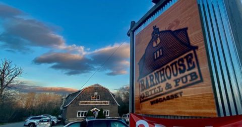 This Rustic Barn Restaurant In Maine Serves Up Heaping Helpings Of Country Cooking