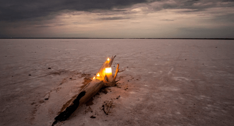 You'll Feel Like You're Walking On The Moon On This Oklahoma Plain That's Made Entirely From Salt