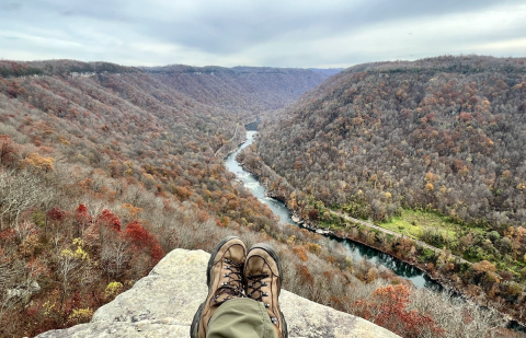 Discover A Little-Known Natural Wonder In West Virginia On The 2.3-Mile Endless Wall Trail