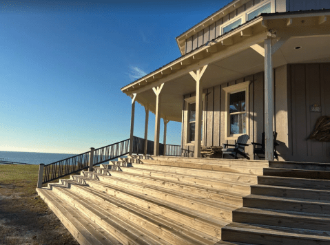 Stay Overnight In This Breathtaking Bungalow Just Steps From The Ocean In Mississippi