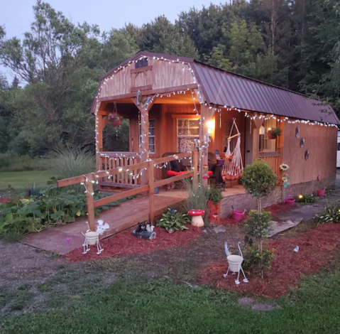 Enjoy Some Much Needed Peace And Quiet At This Charming New York Cabin