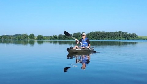 Straddling The Iowa-Minnesota Border, The Beautiful Iowa Lake Is One Of The Most Unique Places You'll Ever Visit