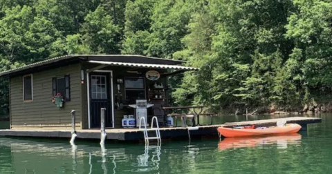 This Hidden Floating Boathouse Is Full Of Charm And Perfect For An Escape Into Nature