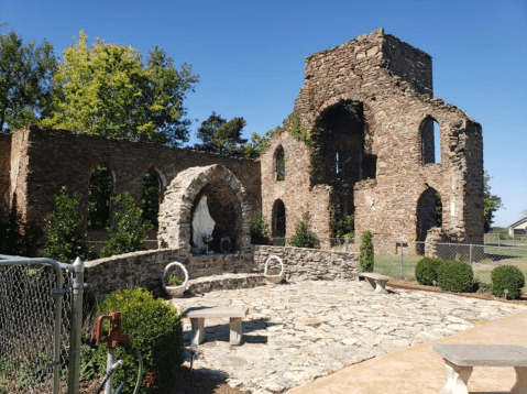 This Fascinating Kansas Church Has Been Abandoned And Reclaimed By Nature For Decades Now