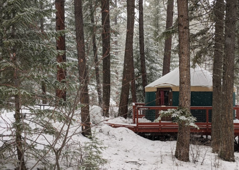 Winchester Lake State Park Is Home To A Yurt Village In Idaho Where You Can Spend The Night