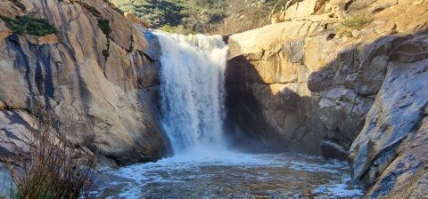 Swim At The Bottom Of A Three-Tiered Waterfall After The 2-Mile Hike To Three Sisters Falls In Southern California